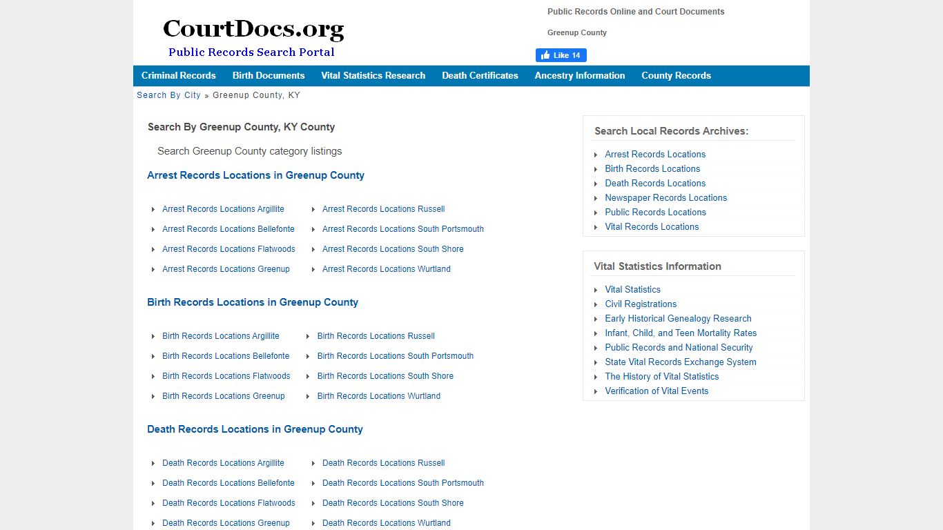 Public Records Online in Greenup County, KY - courtdocs.org